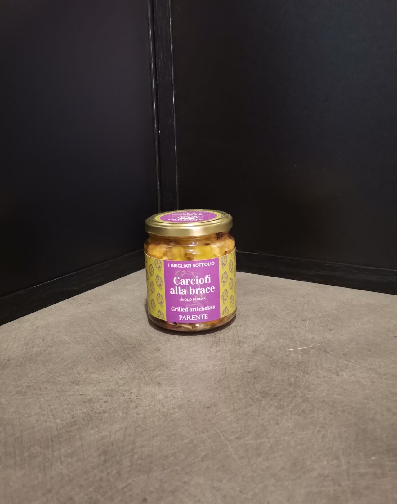 artichauts grillés à l'huile d'olive 280g=11.50€ 