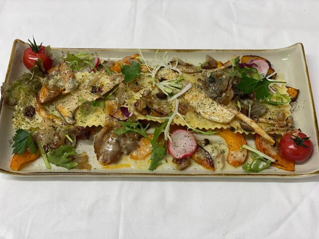 Ravioli mit Pilzfüllung