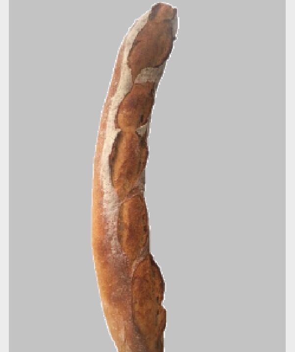 Beauchampoise (Baguette farine de tradition, avec un levain de Sarrazin, Goût typé avec un peu plus d’acidité)