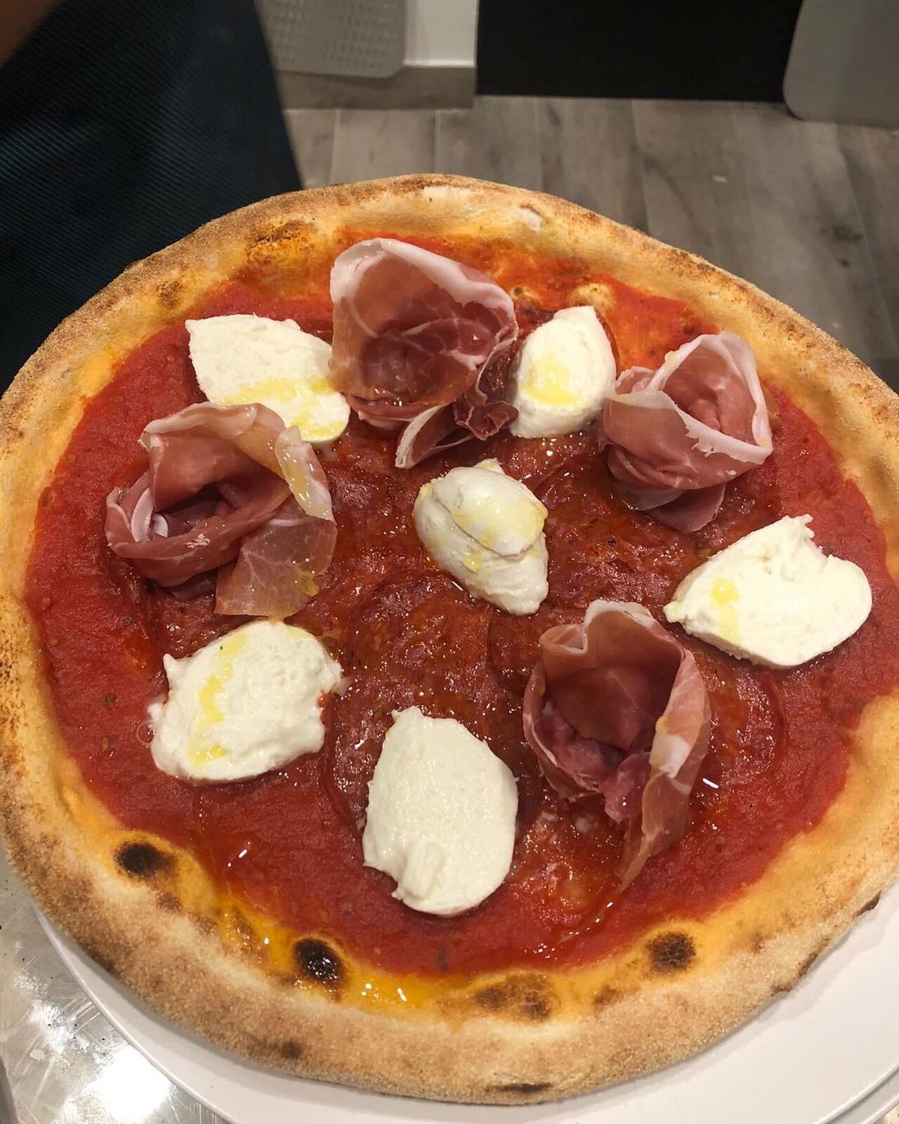 Crudo San Daniele e mozzarella di bufala