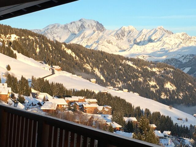 Balcon : Mont-Blanc en hiver