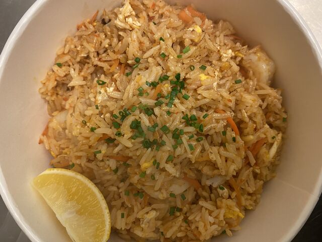 Riz thaï aux crevettes 