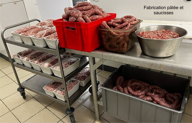 Saucisses et pâtés 