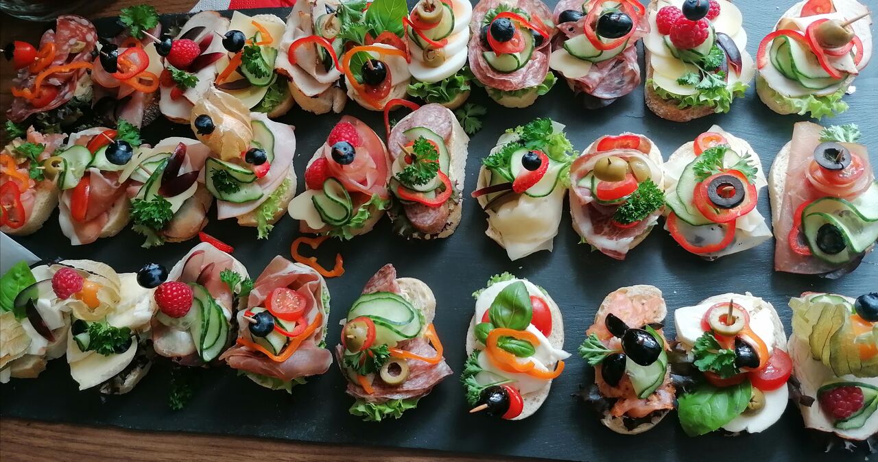 Catering - Verschiedene Canapés 