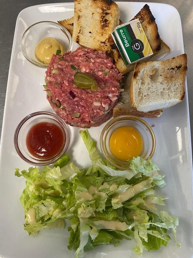 Tartare de bœuf à notre façon