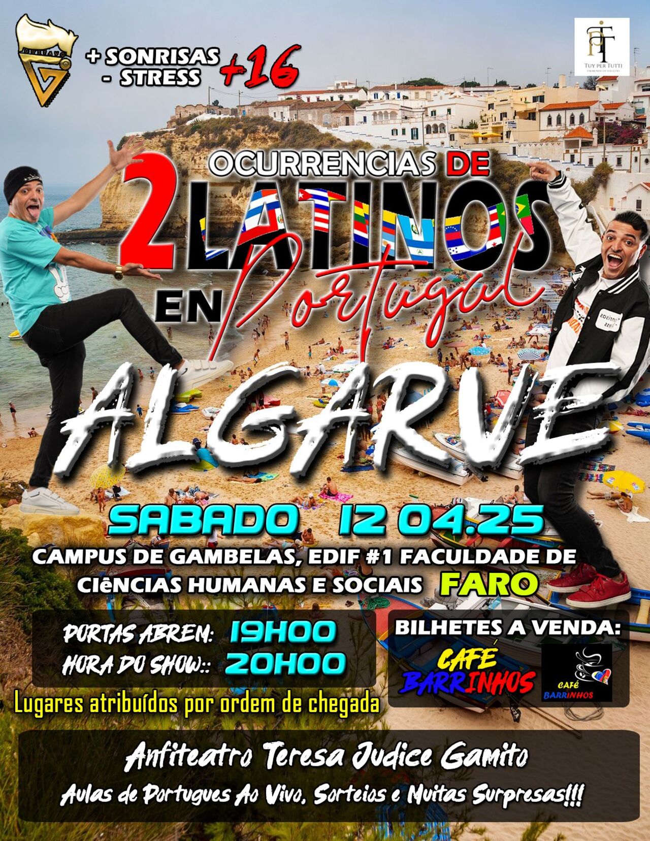 Ocurrencias de 2 Latinos en Portugal