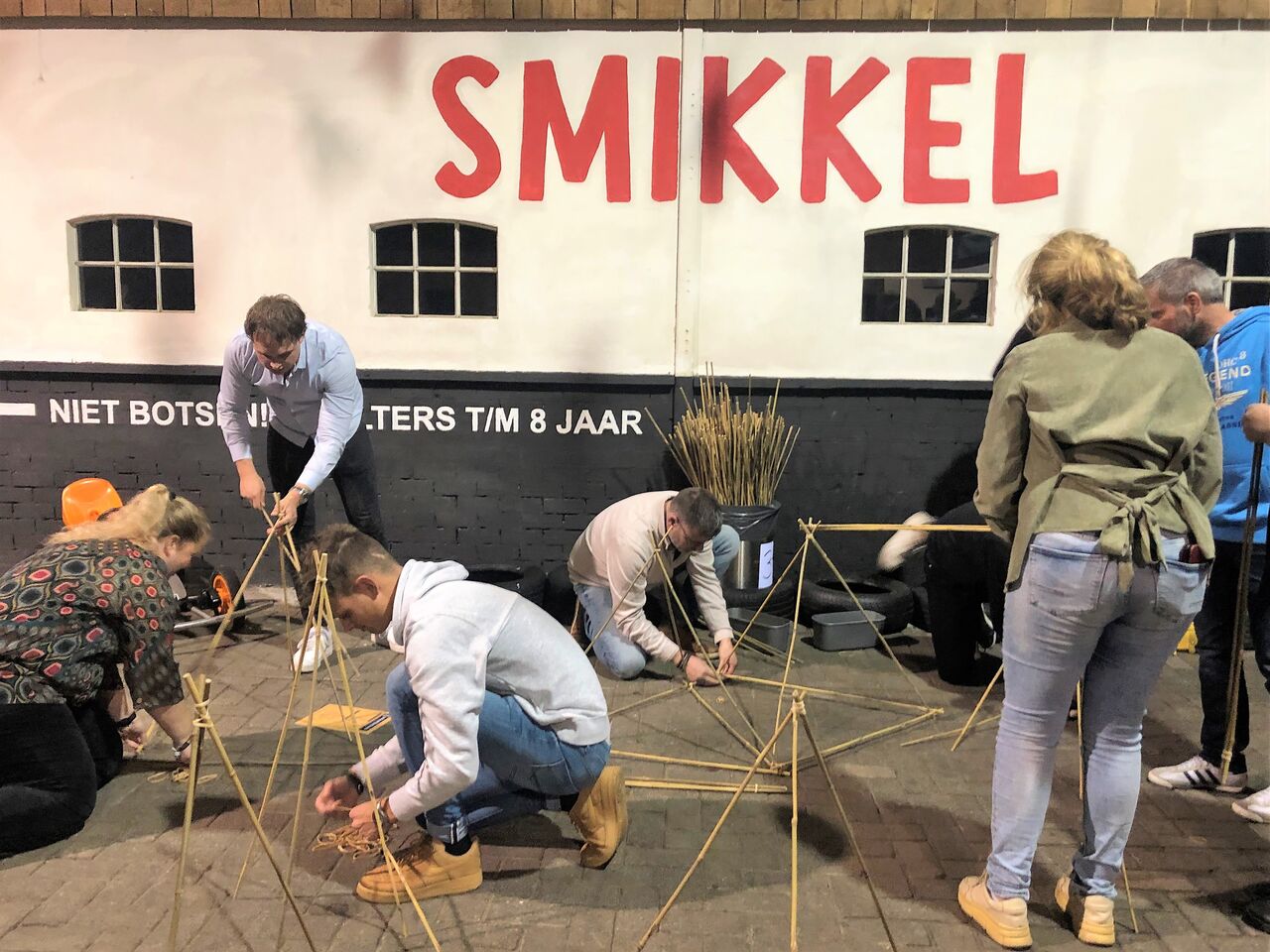 Teambuilding voor de hoogste toren (winter/zomer)