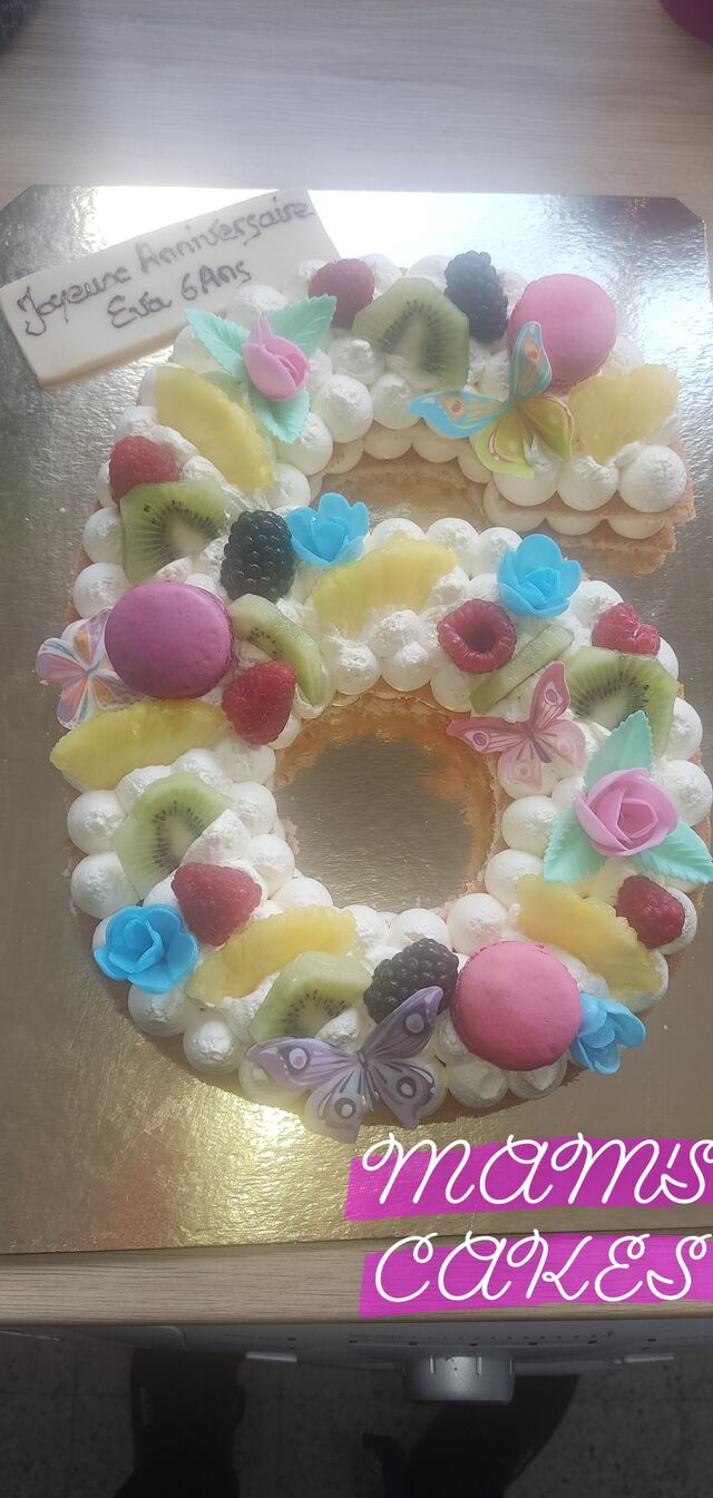 Number cake
Aux fruits