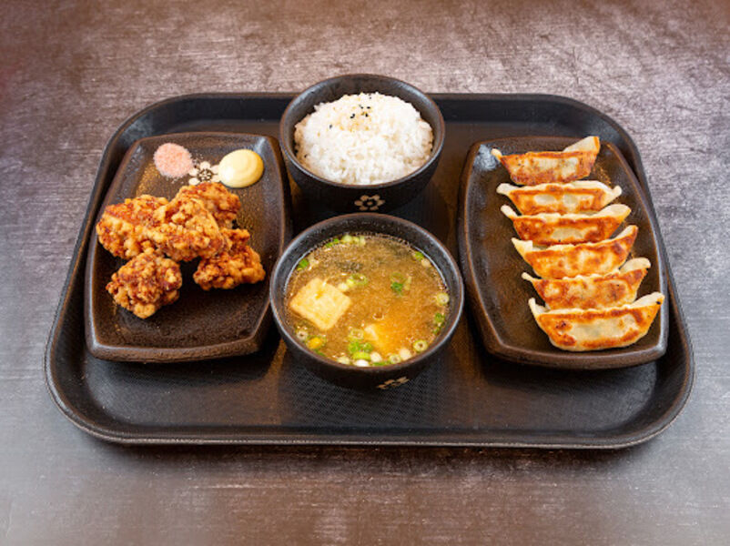 57. Gyoza & Karaage Teishoku