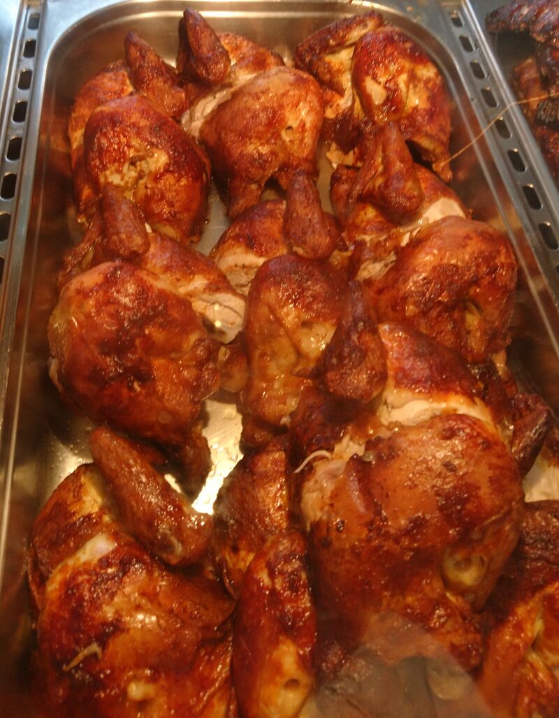 Hähnchen frisch vom Grill