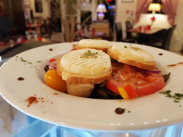 Salade de chèvre chaud !!!!