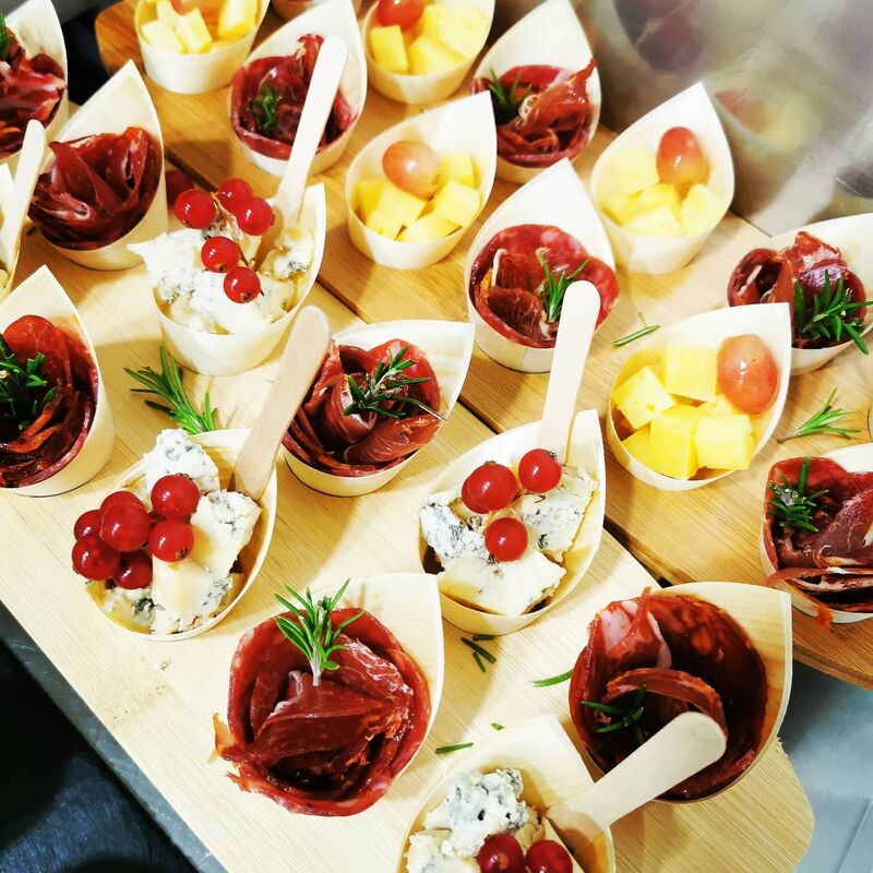 Nos bouchées individuelles : fromage, charcuterie, fruits ou légumes