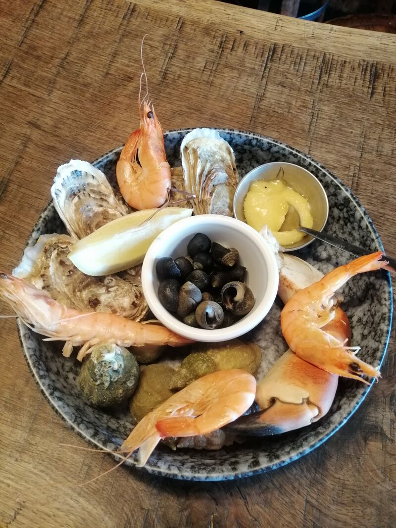 Assiette de fruits de mer