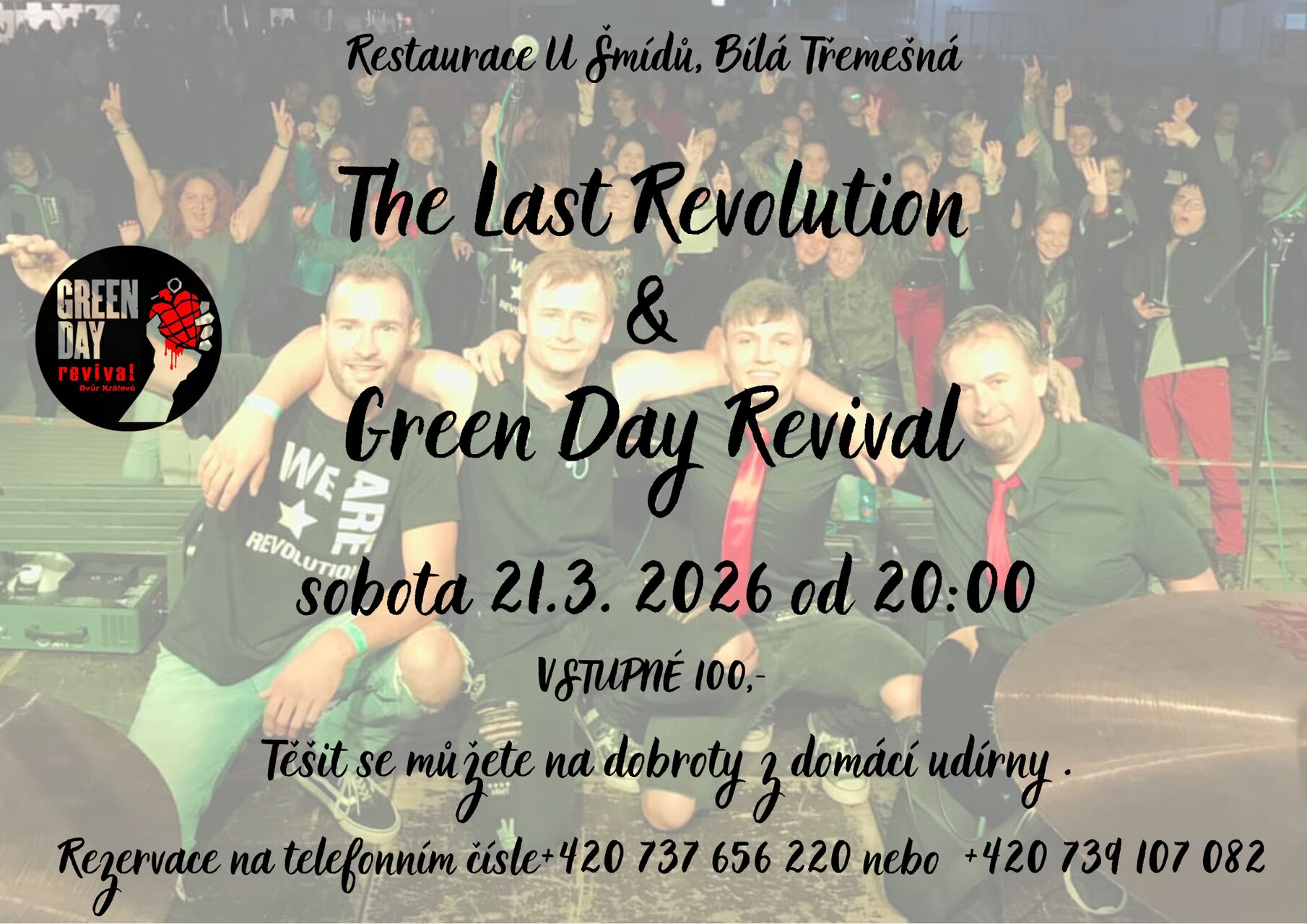 The Last Revolution & Green Day Revival 21.3. 2026
