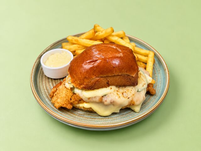 Menü 3: Chicken Slider- Kartoffelbun 