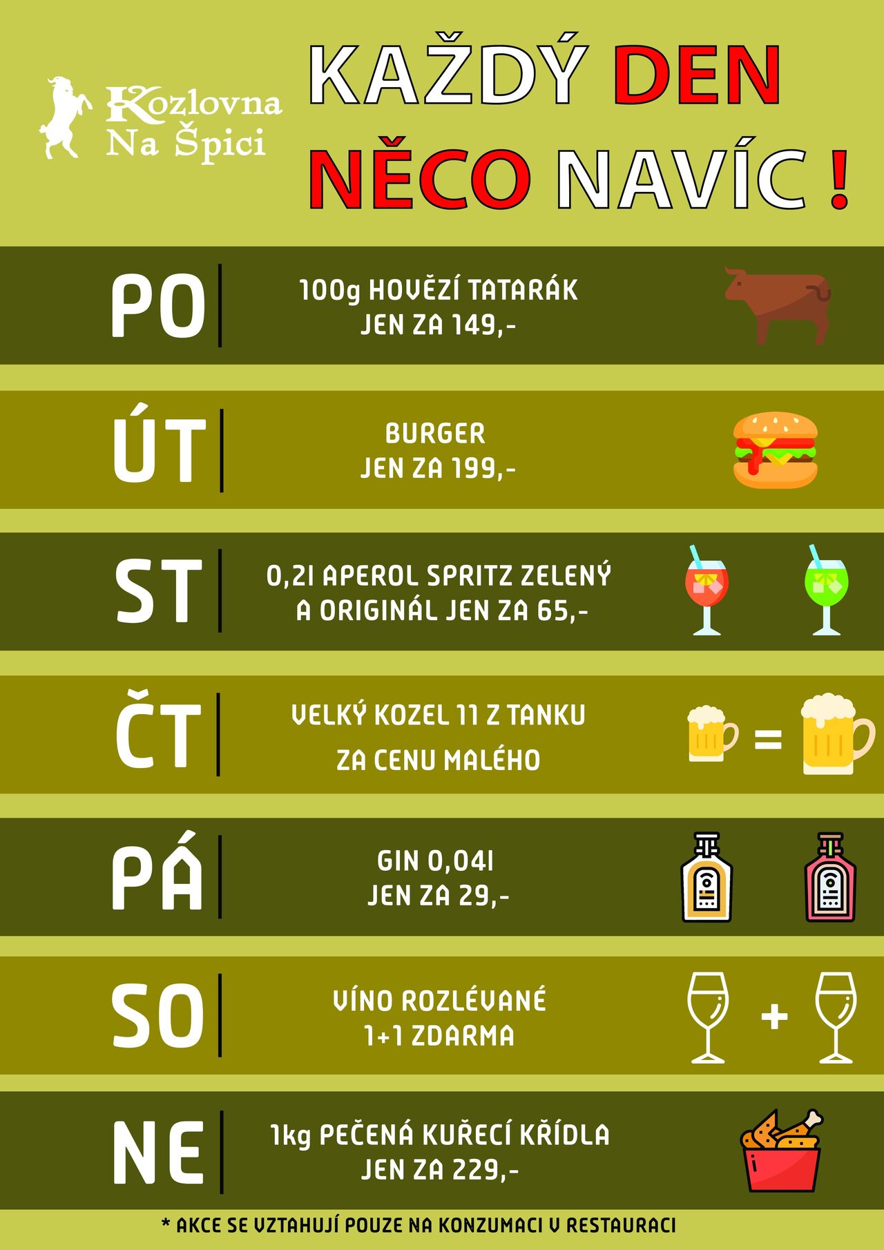 Každý den něco navíc!