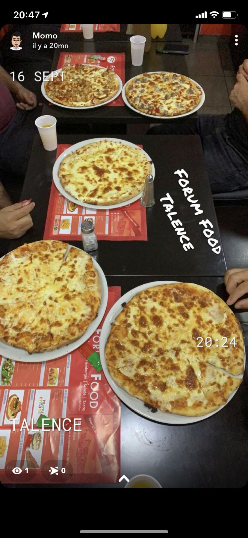 Toutes nos pizzas à 9,99€ sur place ou à emporter 