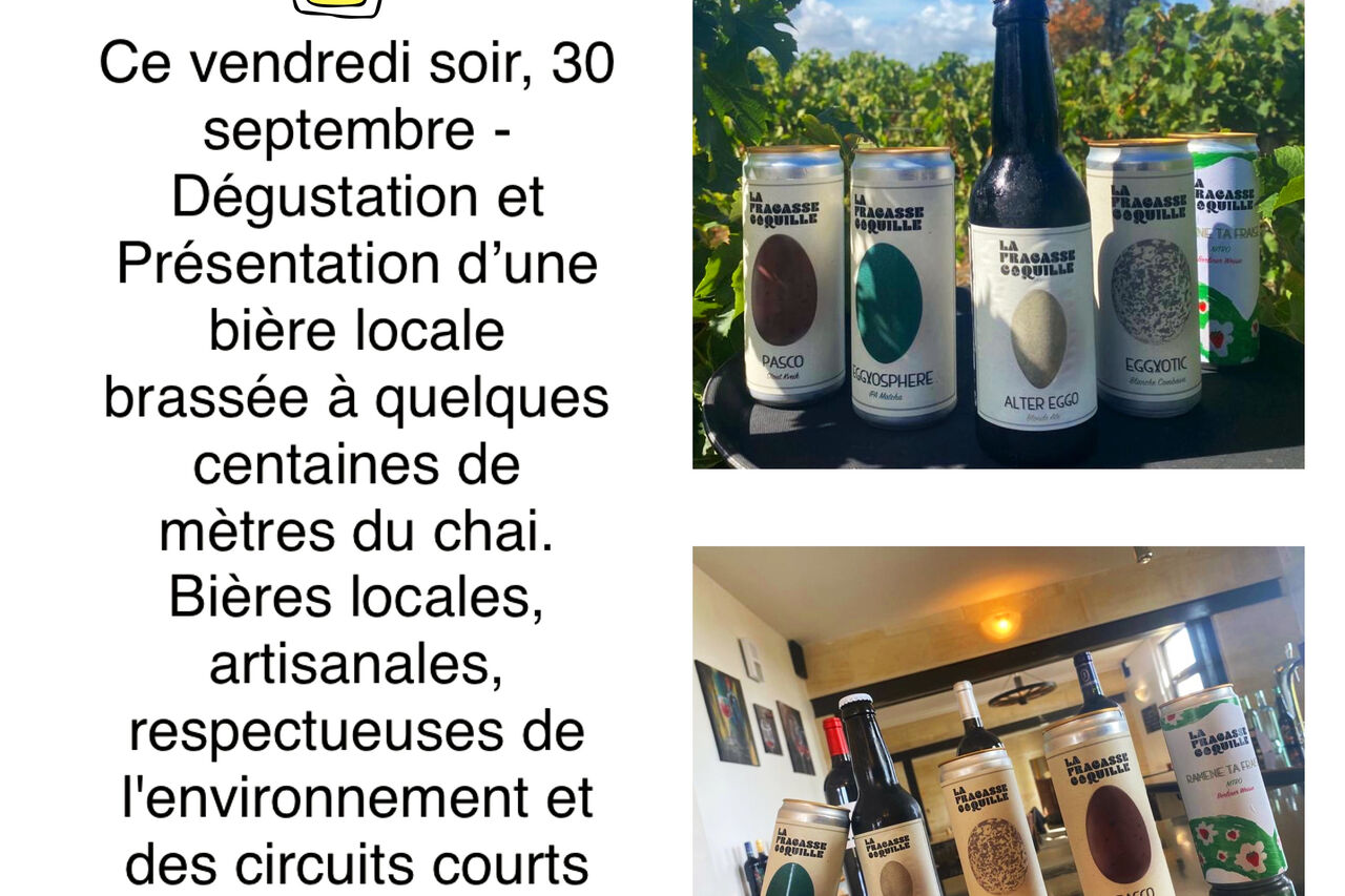 Presentation et Degustation Biere locale artisanale