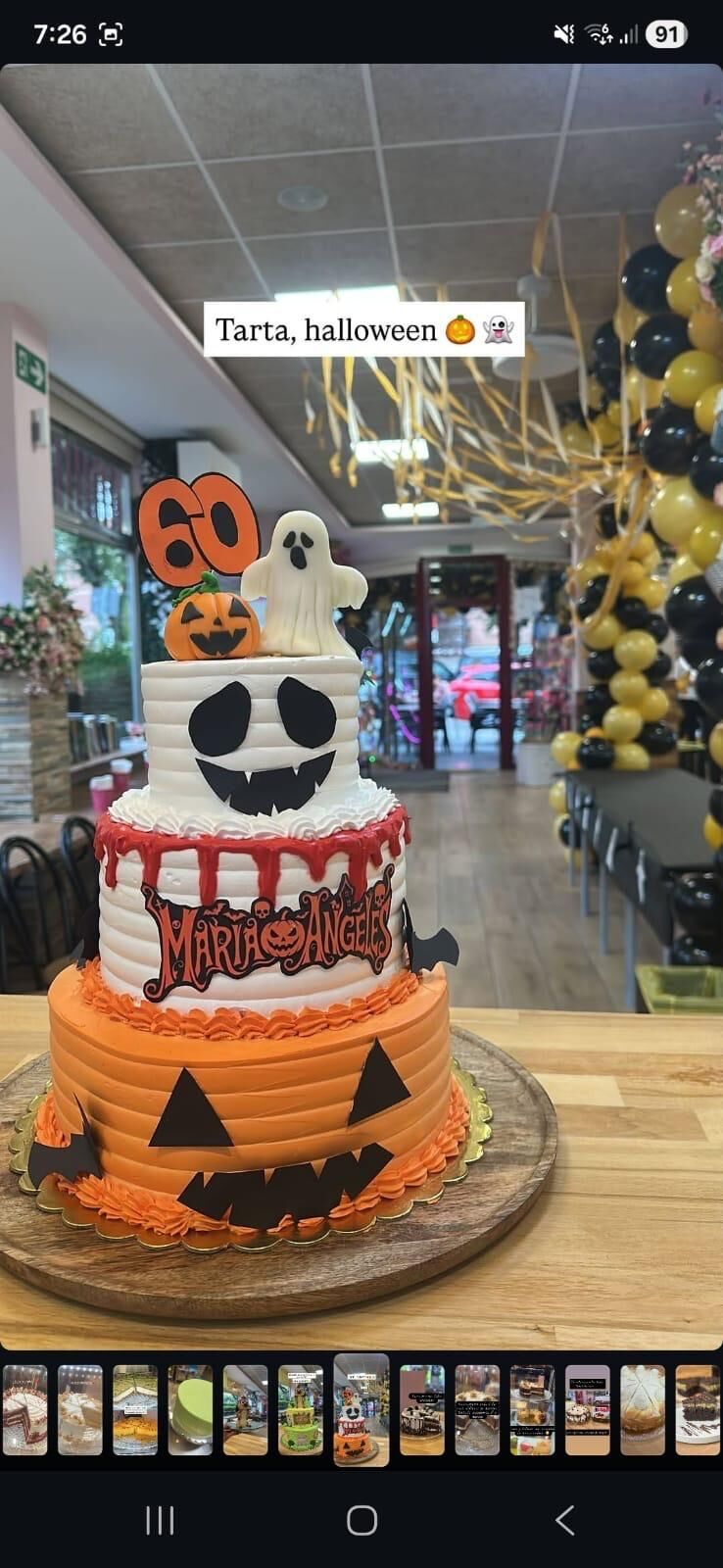 Tarta Halloween