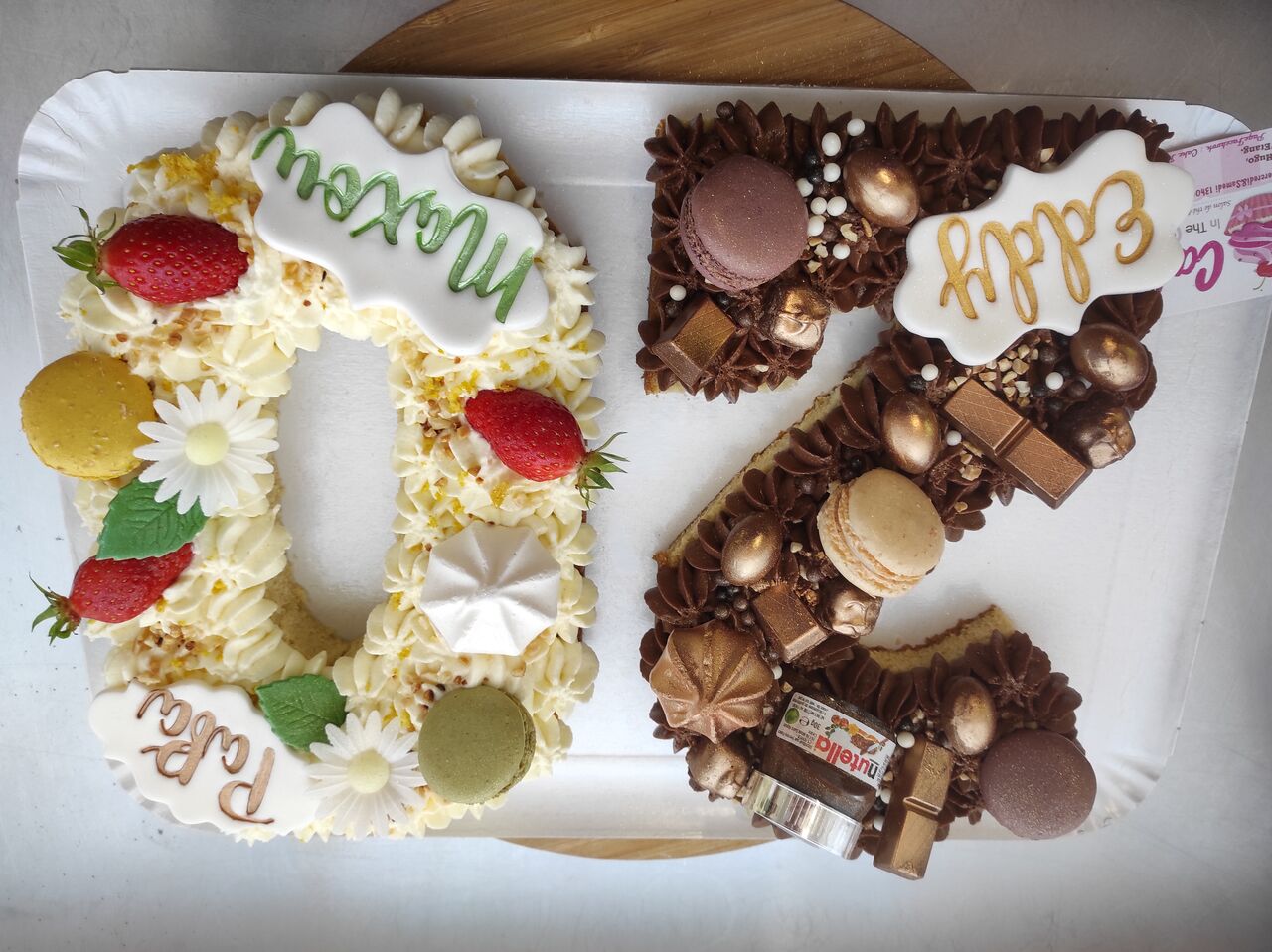 Number Cake 20 ans 2 parfums