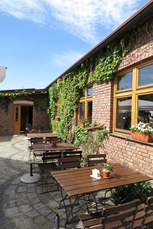 Terrasse im Restaurant