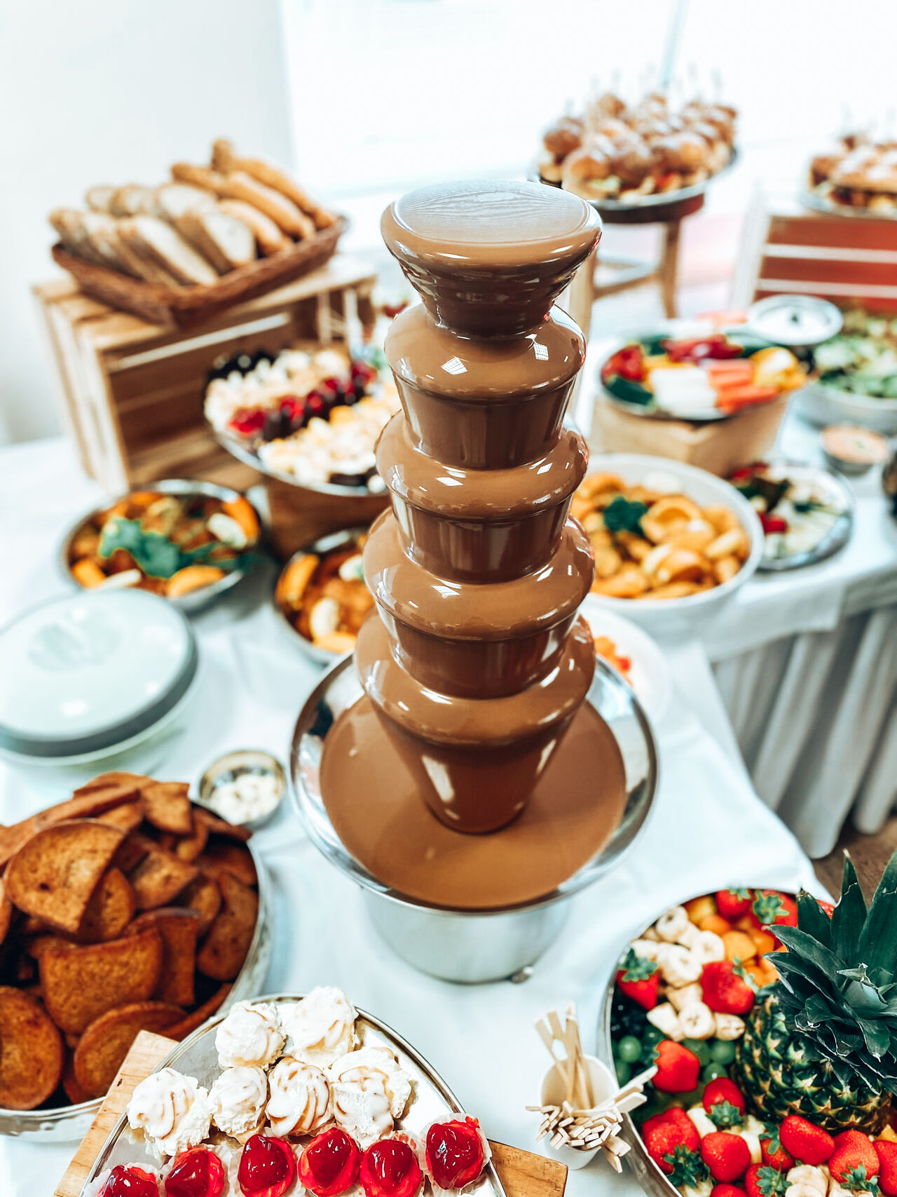 Čokoládová fontána