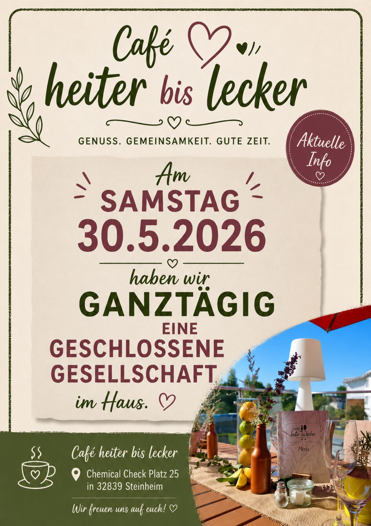 Geschlossen Gesellschaft