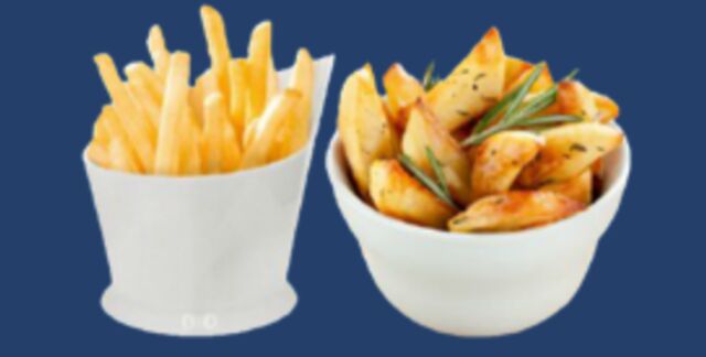 Frites et Wedges à volonté