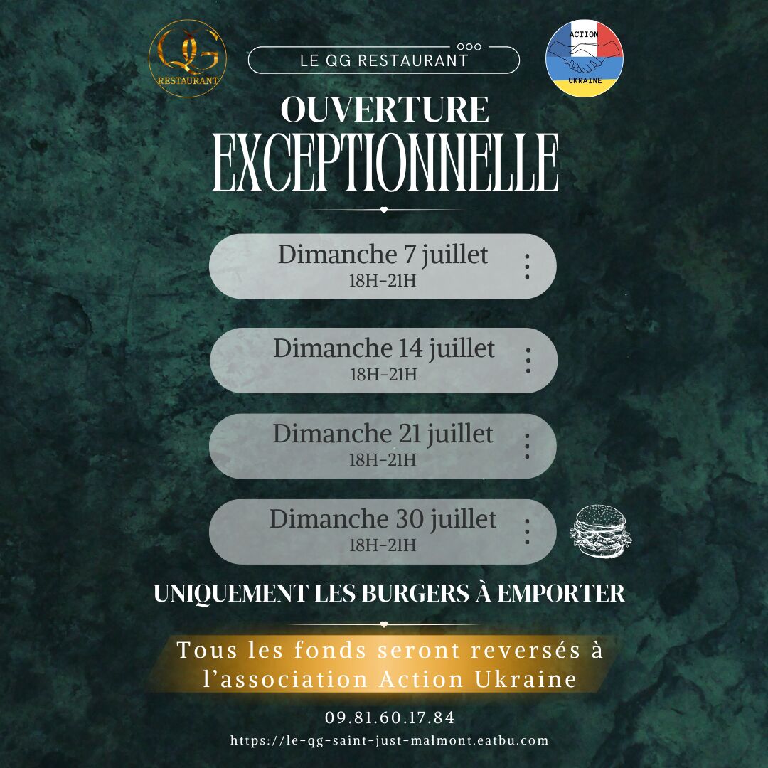 Ouverture exceptionnelle