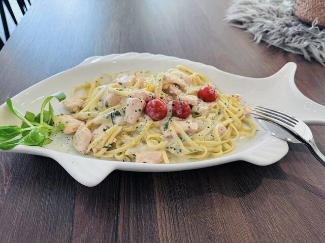 Linguine Lachs 