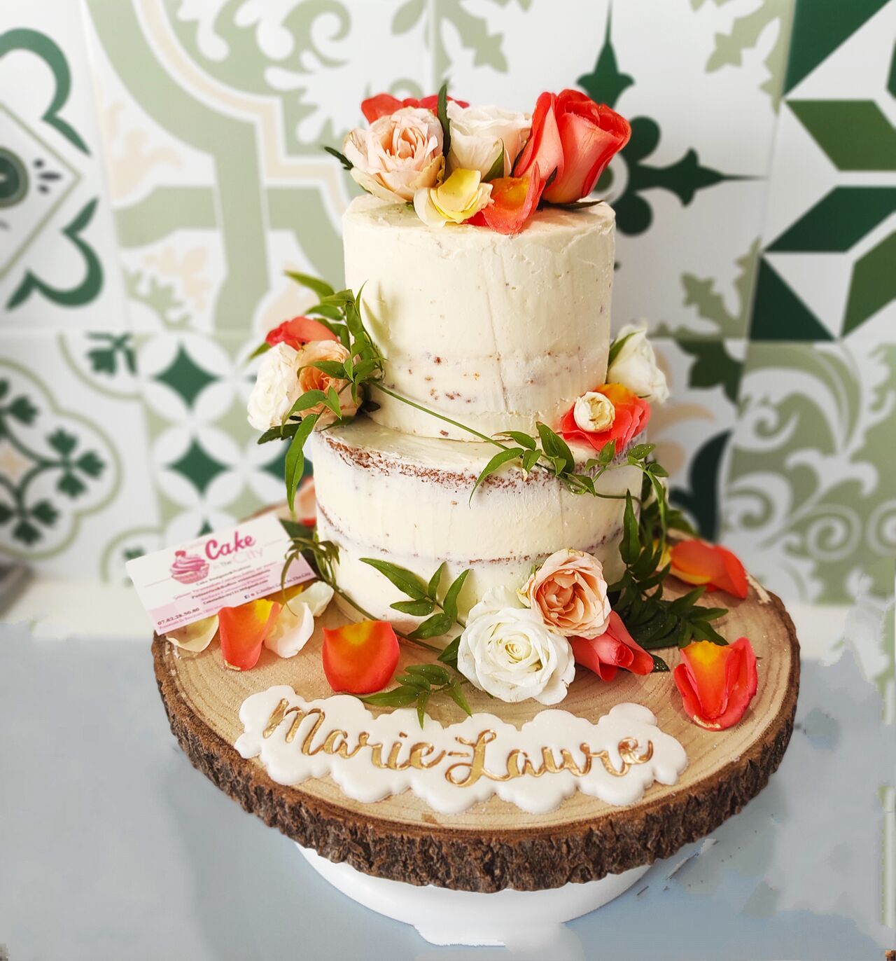 Naked Cake poiur un départ à la retraite