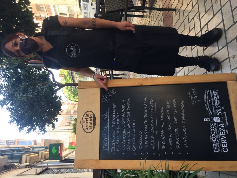 Menú del día con una gran variedad de platos todos los días