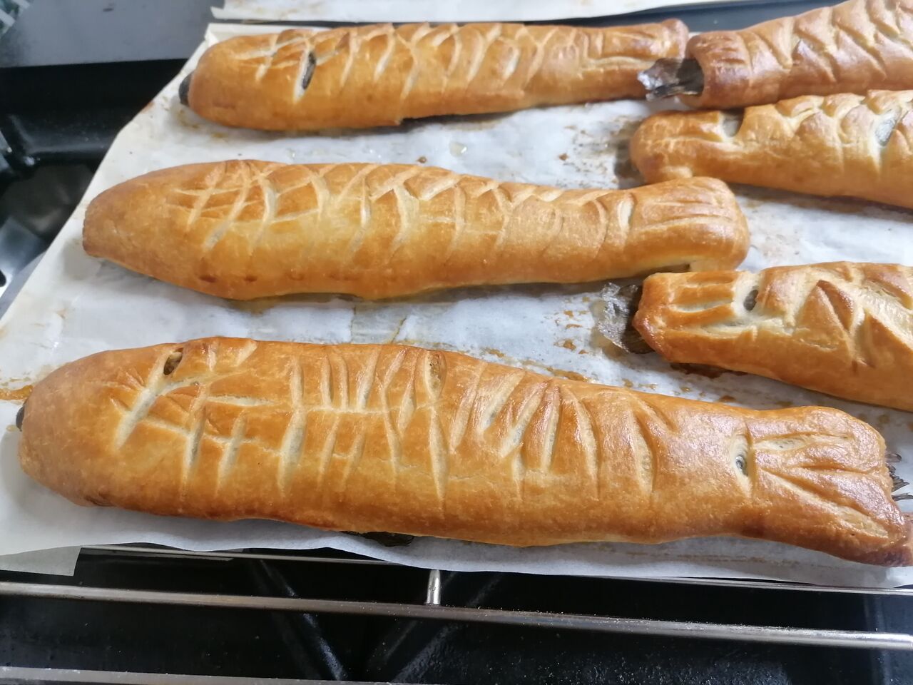 Truites du Ganel feuilletées mais'omps
