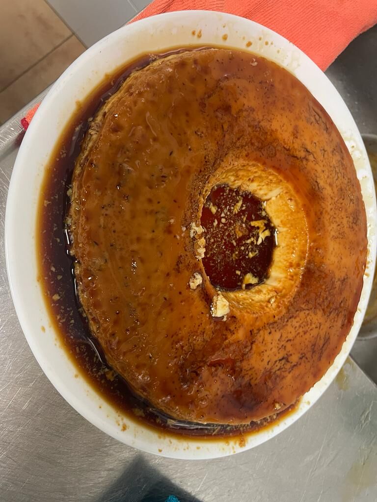 Pudín de leche condensa 