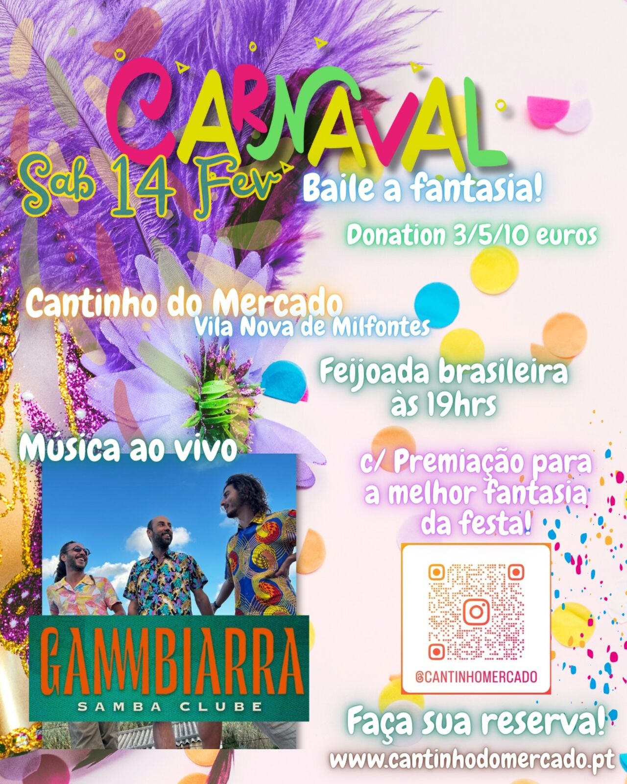 Carnaval no Cantinho!!!