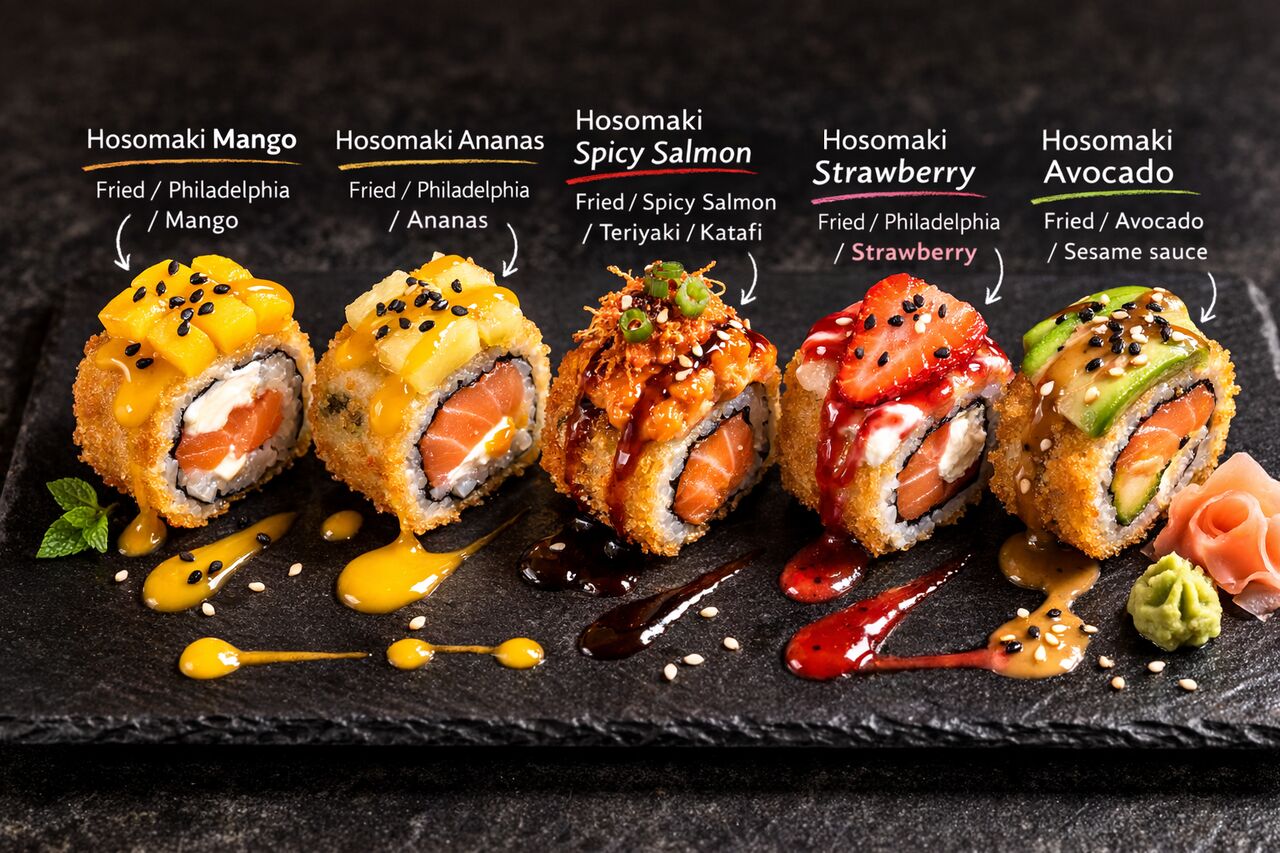 Hosomaki Hot rolls (6pcs)