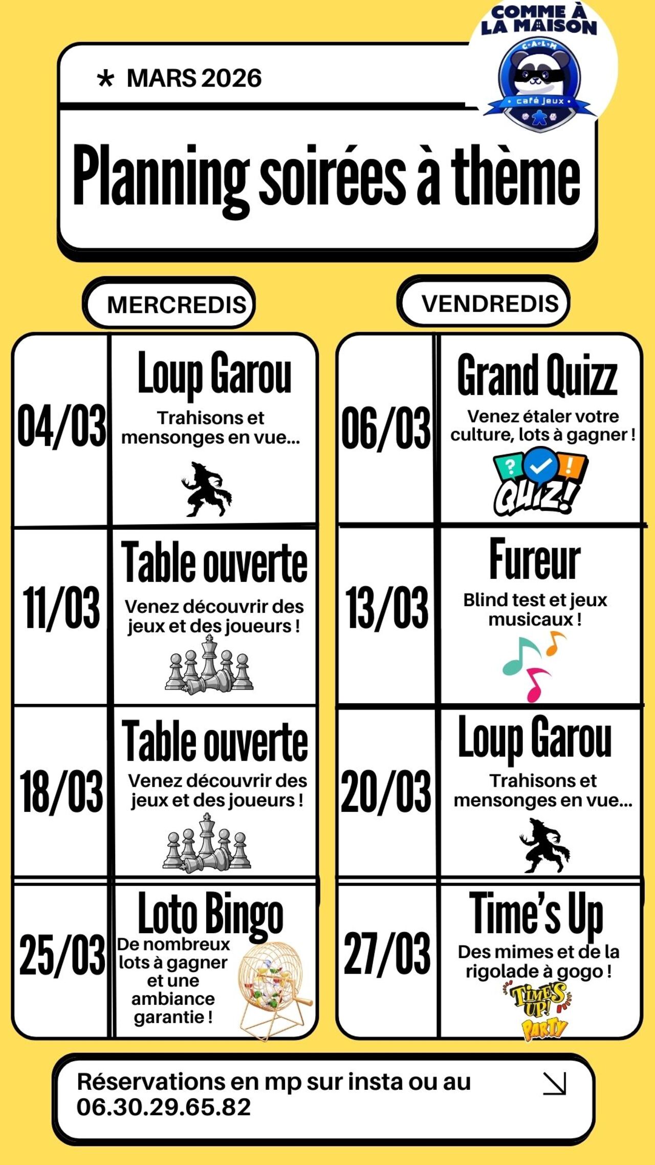 Soirée à thème de Mars