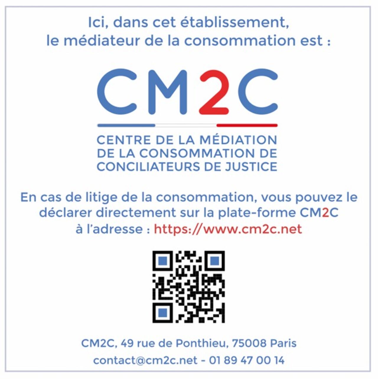 Médiation des litiges de la consommation