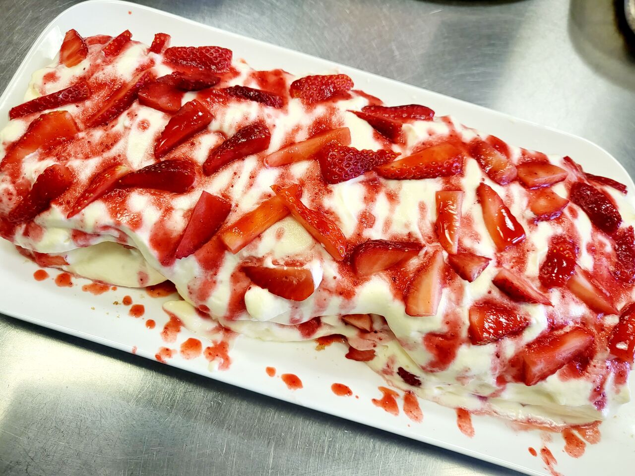 Erdbeere-mascarpone Torte 