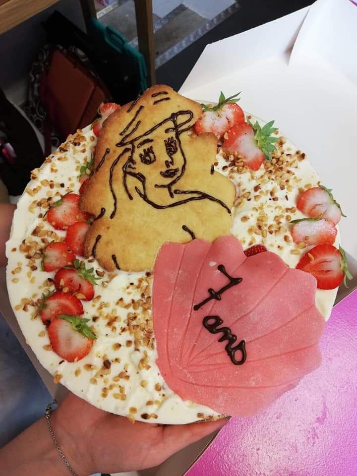 Fraisier thème la petite sirène