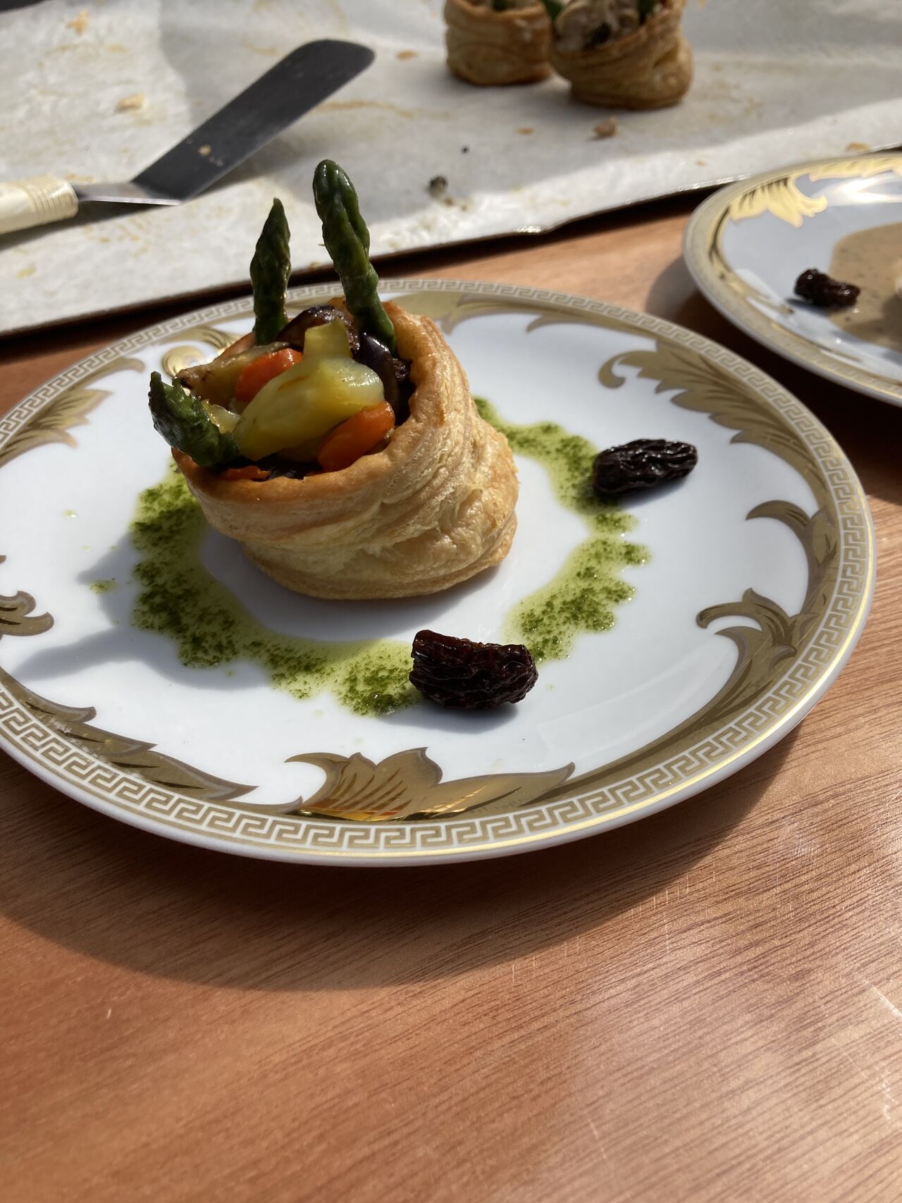 Feuilleté aux morilles