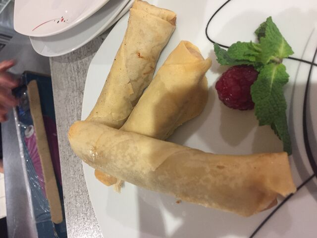 Nem banane au chocolat au caramel 