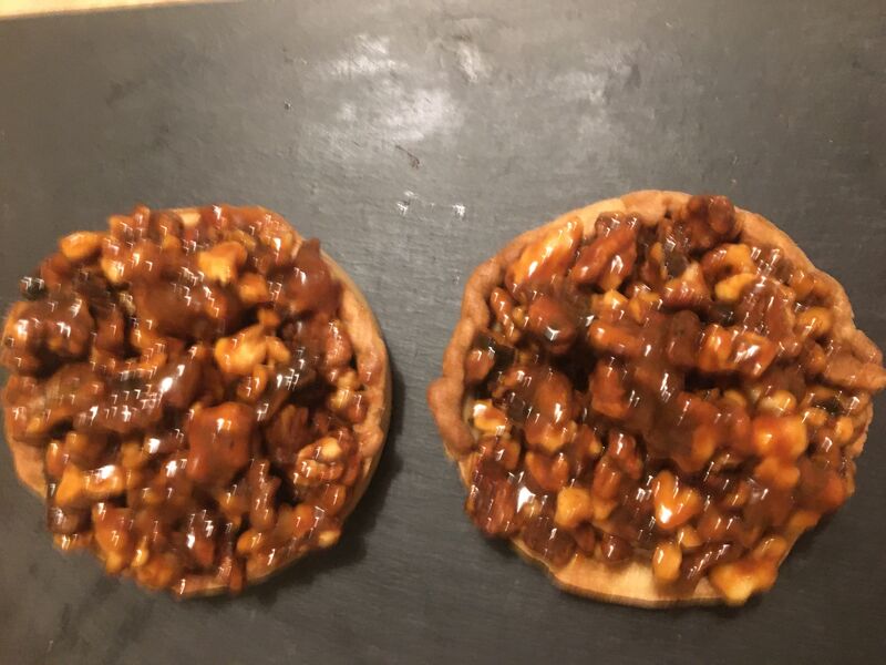 Tartelette noix caramélisées
4€