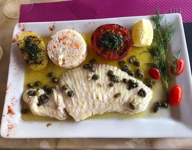 ailes de raie au câpre 