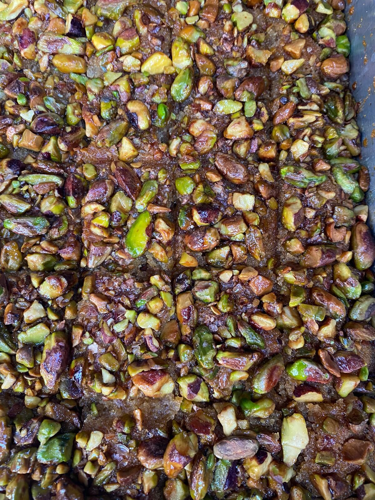 ?Östliches Harissa (Süßigkeiten) mit Pistazie?
