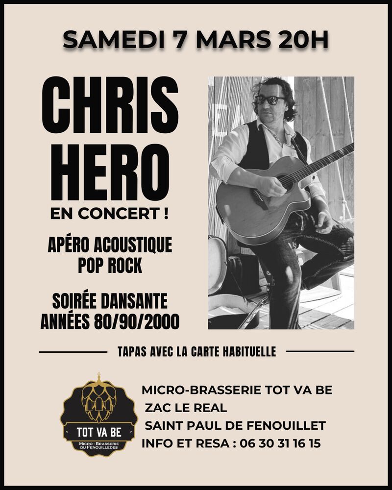 Concert avec Chris Hero