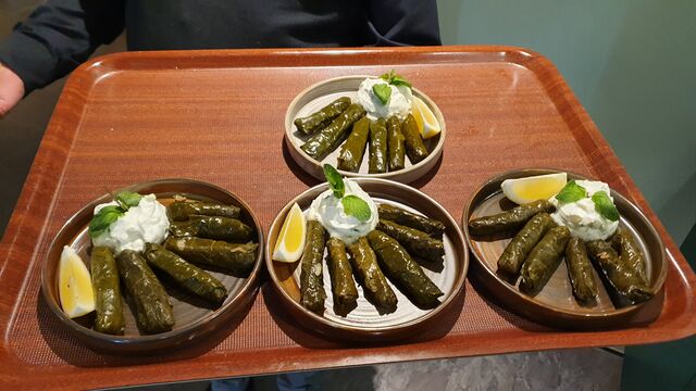 Hausgemachte Dolmades
