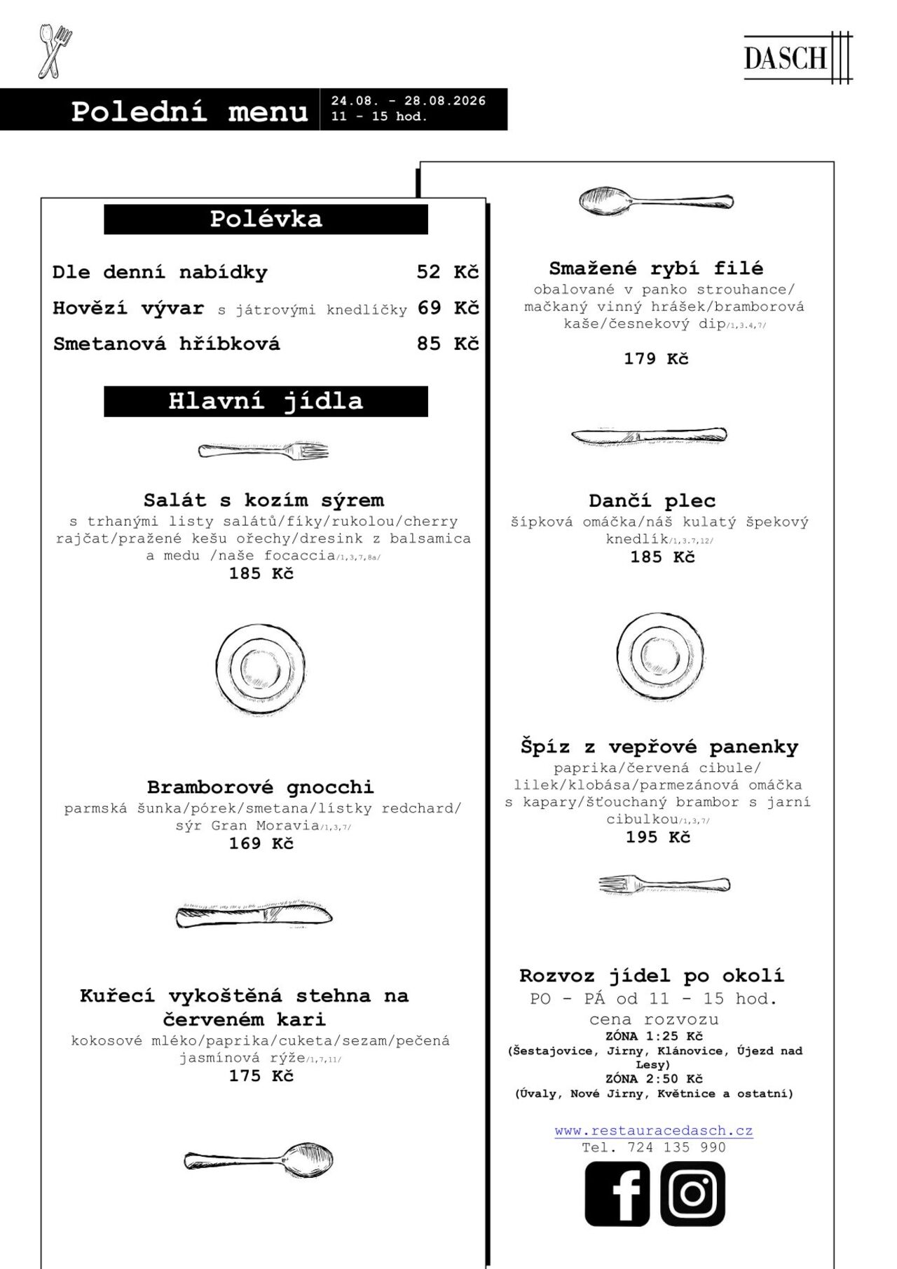 Polední menu