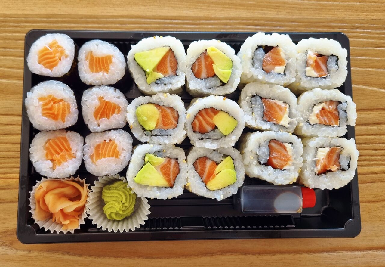 Plateau maki (version tout saumon)