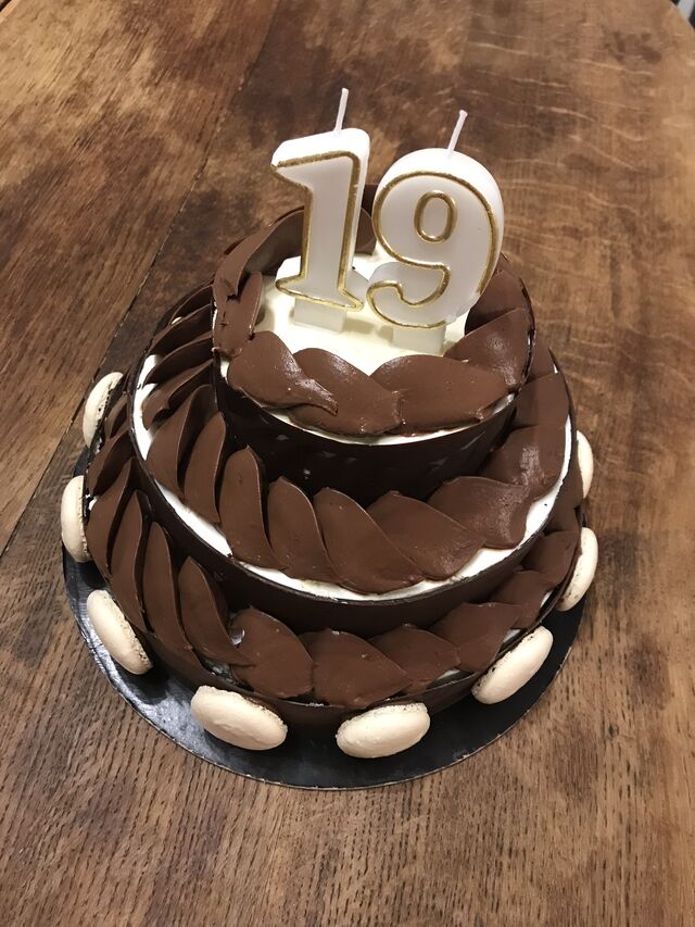 Pièce montée anniversaire 